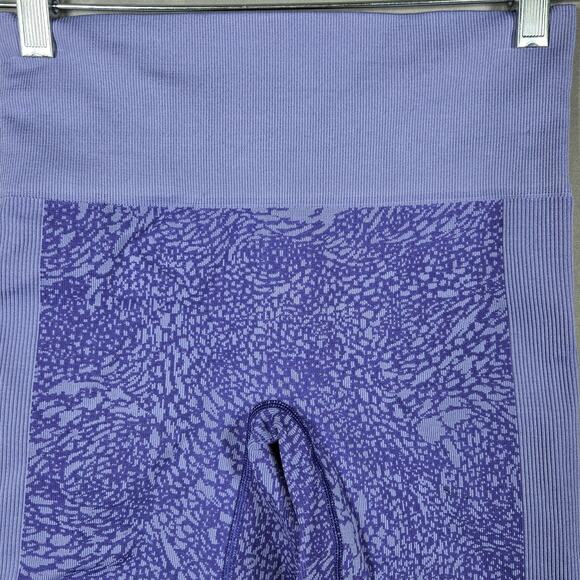 Lululemon Sculpt Short 7” Womens 4 Iris Flower Purple Jacquard Seamless Workout - Picture 2 of 6